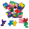 Colorful 1.125 Inch Puzzle Cube Erasers (12 Pack) 1.125". Fidget