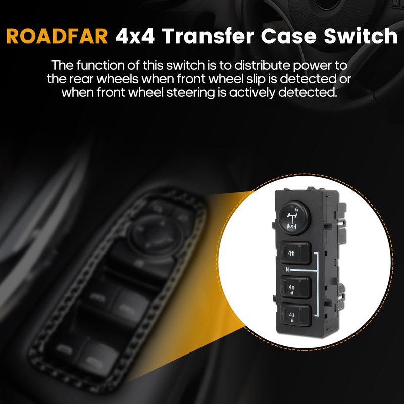 ROADFAR 4WD Wheel Drive Switch Fits 2003-2007 for Hummer H2
