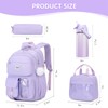ACESAK Backpack for Girls with 14oz Insulated Water Bottle, Girls