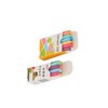 Operitacx Pack of 24 White Chalk Pencils Sidewalk Chalk Coloured