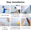 Blackout Static Cling Window Glass Film Privacy Protection to Block