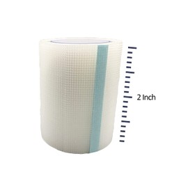 Endure Altape, 6 Pack Surgical Medical Transparent Plastic Tape, Perforated (2 Inches Width x 10 Yards Length)