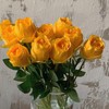 VicsGift 10pcs Artificial Silk Rose Flowers with Long Stem Real