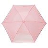 Kids Folding Umbrella Topless with Window Pink 6 Ribs 50cm