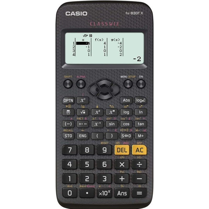 Calcuso Casio FX-83GT X Standard Package Pink with Calculator Black