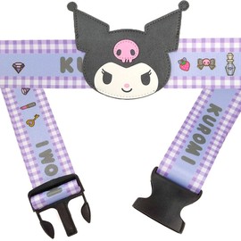 SANRIO Suitcase Belt, One-Touch, Convenient, Luggage, Convenient for Travel, Cute, Characters, Sanrio, Conspicuous, Big Named, Chroi