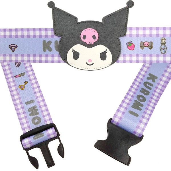 SANRIO Suitcase Belt, One-Touch, Convenient, Luggage, Convenient for Travel, Cute,
