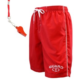 Men's Guard Swimwear Board Short (MG001) with Free Whistle and Lanyard - Mens - M