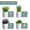 Barnyard Designs Indoor Herb Garden Planter Set with Tray, Metal
