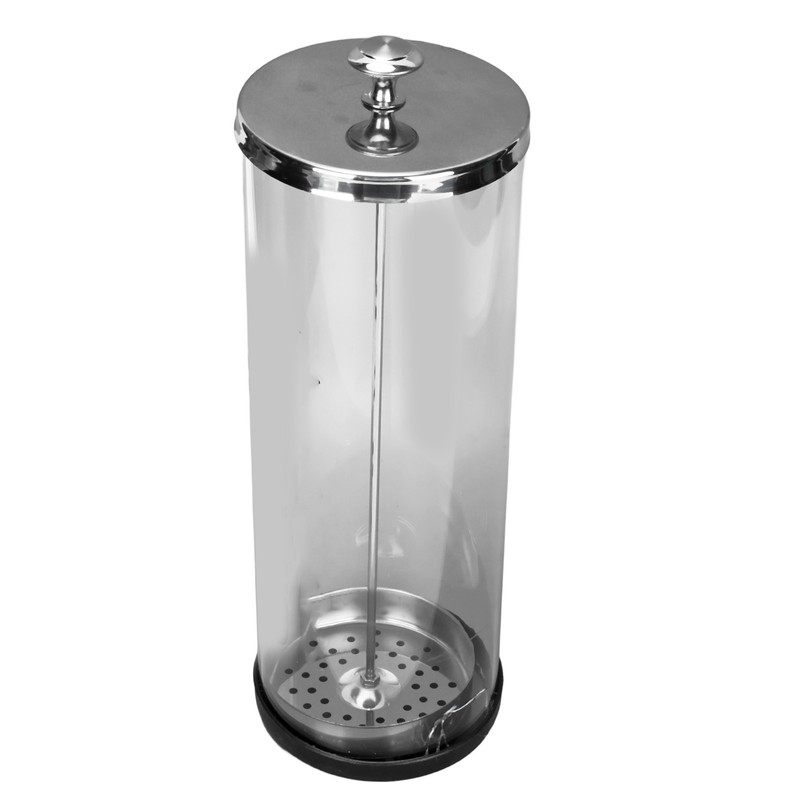 Barbicide Soaking Jar Large Glass Cleaning Jar for Barber Tools