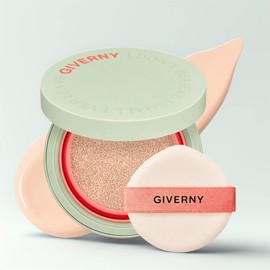 Giverny adhesion cover cushion foundation 12g, 21NW light beige, 1 piece / 지베르니 밀착 커버 쿠션 파운데이션 12g, 21NW라이트베이지, 1개