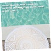 NOLITOY Mandala Round Beach Towel Bath Towel Beach Towels Oversized