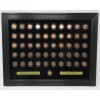 Lincoln 50 LINCOLN PENNY COINS (NOT INCLUDED) WALL DISPLAY PICTURE