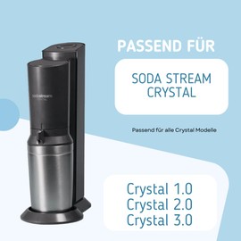 Nut - High Quality Replacement Nut Compatible with SodaStream Crystal 1.0 & 2.0, Terra - Easy Installation, Extra Reinforced, Made in Germany