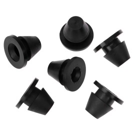 Unbranded 6x Rubber Side Cover Grommets For Harley Touring Electra Glide FLHT FLHR FLHX US