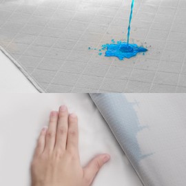 Bed Pads Washable Waterproof 2 Pack for Incontinence, Large 34 x 36 inch Absorbent Underpads, Reusable Pee Pads for Kids, Adults, Pets, Gray