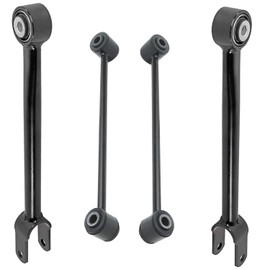 Detroit Axle - 4pc Rear Control Arms Kit for Chrysler 300 Dodge Challenger Charger Magnum, 2 Lower Forward Control Arms 2 Sway Bar Links Replacement