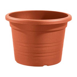 Veca Terracotta Cylinder Planter 11H x 16 cm
