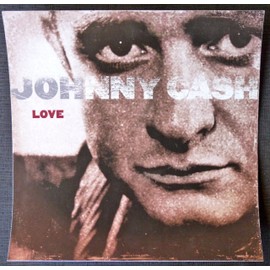 Johnny Cash - Love - Rare Advertising Poster - 12x12