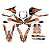 2015-2017 SX 85 Mayhem Orange Senge Graphics Complete Kit Compatible