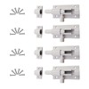 Pack of 4 Door Bolts, Stainless Steel Bolt Door Lock