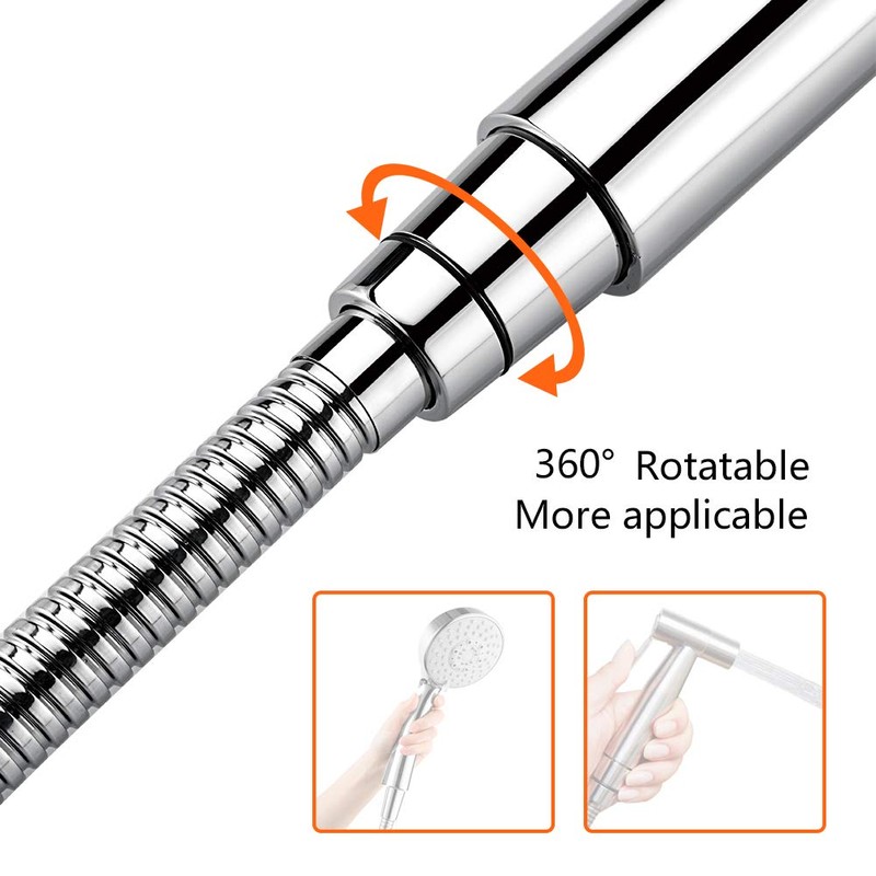 GRIFEMA COMPLENTOS-G851-SE Flexible Shower Hose, Water-Saving Hand Shower / Round