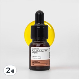 Nano Recipe Retinol Concentrate Solution, 10ml, 2 Pieces / 나노레시피 레티놀 원액, 10ml, 2개