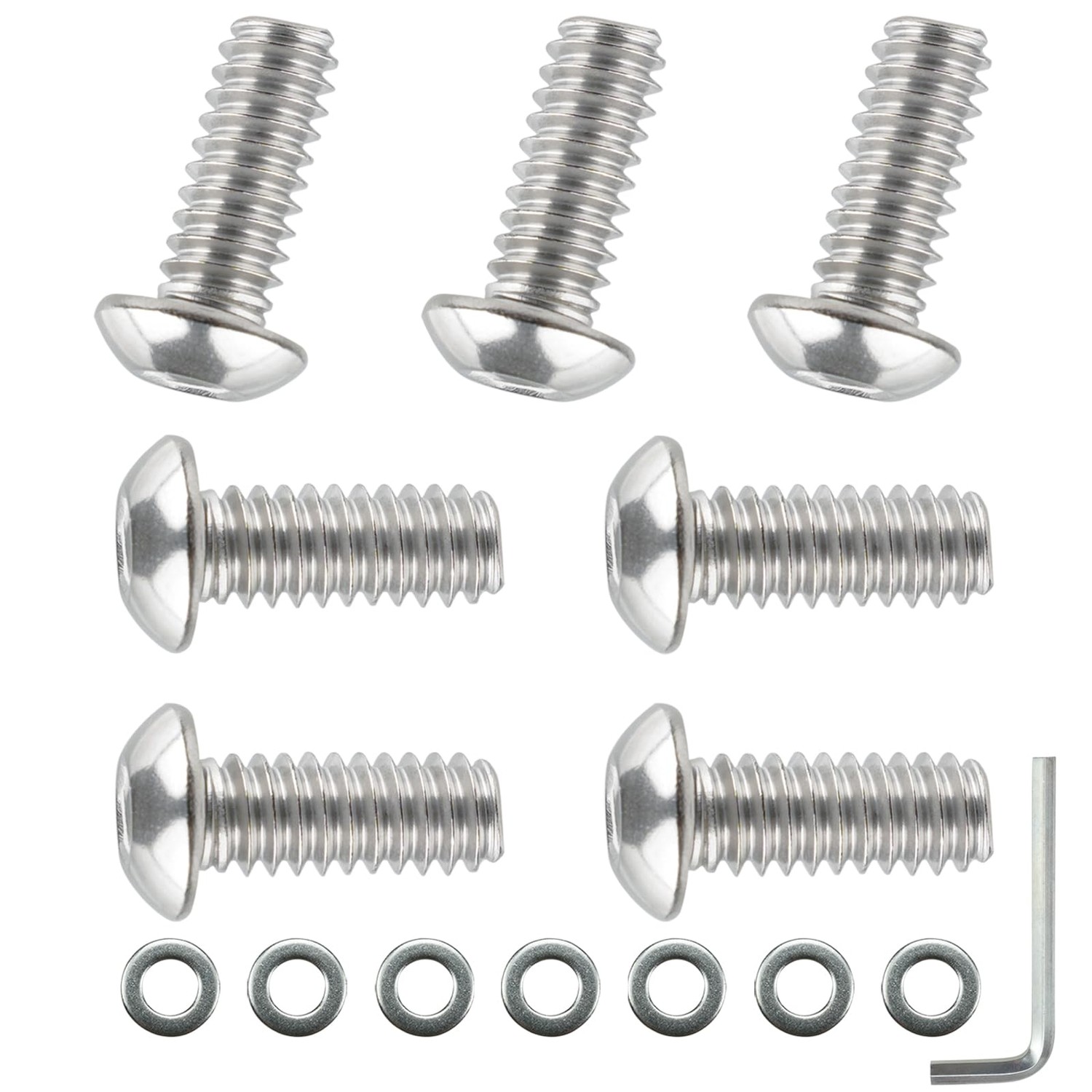 IVWFU 15PCS Windshield Bolts Batwing Inner Fairing Screws with Washers ...