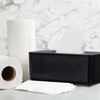 Relaxdays Tissue Box with Lid for Bathroom, Tissue Box, Modern