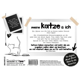 Meine Katze und Ich - Ein Foto- & Erinnerungsalbum mit meinem kleinen Schmusetiger