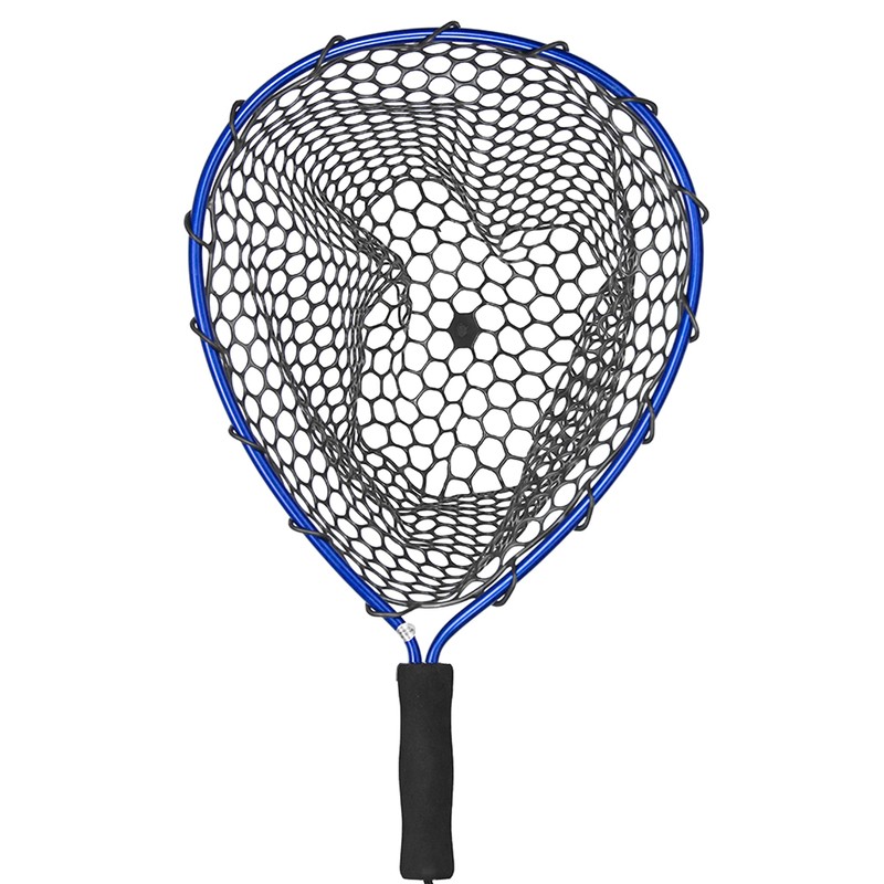 Fishing Net Soft Silicone Fish Landing Net Aluminium Alloy Pole