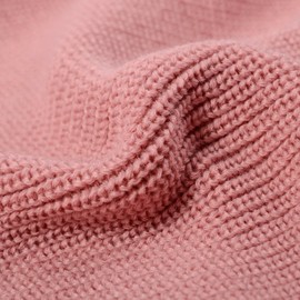 OiseauVoler Knitted Cushion Cover Tassel Body Pillow Cover Home Decor Office Sofa Room Decor 45 x 45cm Pink