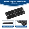 PDKLIN for Challenger Tail Lights Covers Trim Smoked Black for