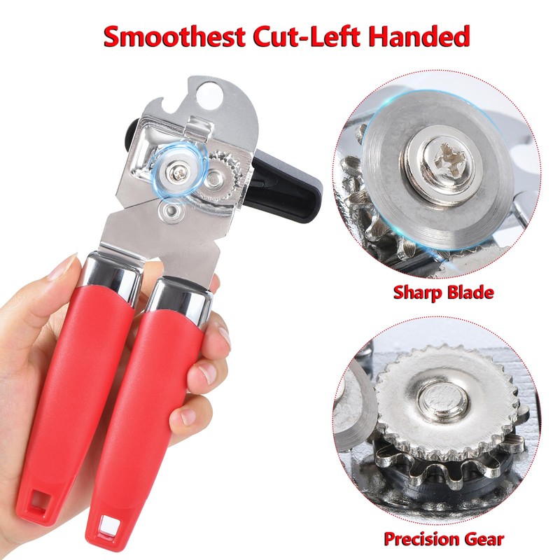 KYDIFS Left Handed Scissors, Kitchen Shears, Can Opener, Peeler Set,