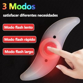 MITEGELO 8 Piezas Luces para Bicicleta, Luz de Rueda de Bicicleta, 7 Colores Diferentes, 3 Modos de ColorIntermitente Djustable, Adecuado para Bicicletas de Montaña, Carretera, Híbridas y Plegables.