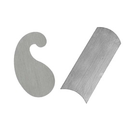 Wood Cabinet Scraper Concave Convex Hollow & Goose neck Scrapers (Pack of 1)