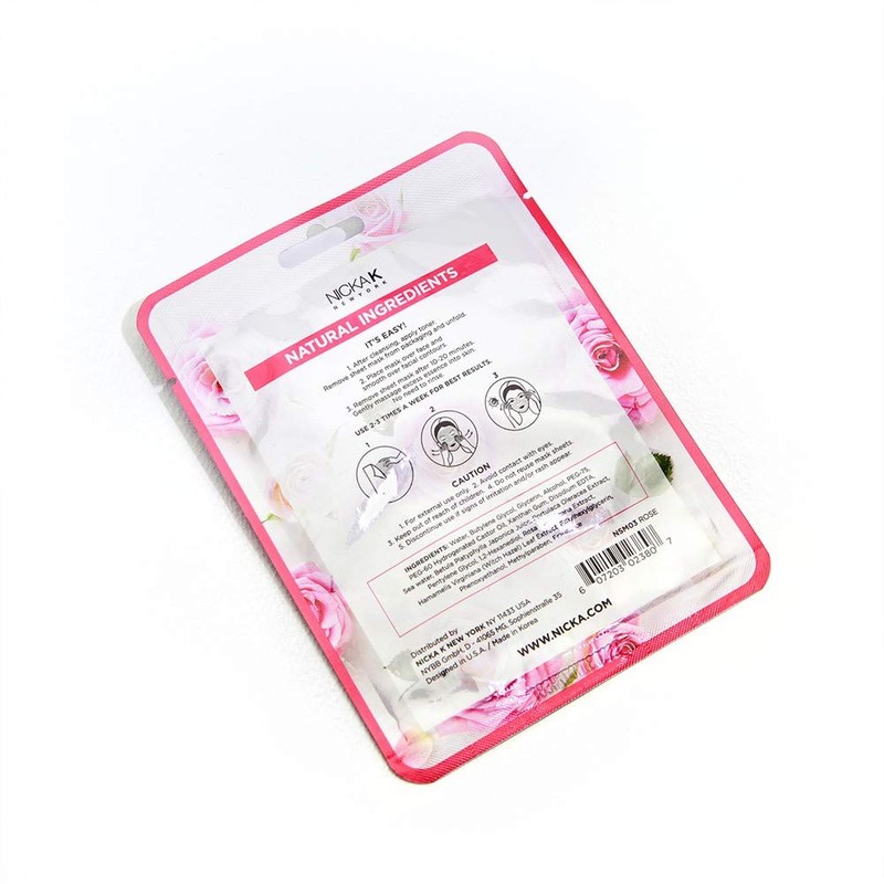 K-BEAUTY RELAXING ROSE FACIAL SHEET MASK