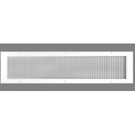 8" x 26" or 26" x 8" Cube Core Eggcrate Return Air Grille - Aluminum Rust Proof - HVAC Vent Duct Cover - White [Outer Dimensions: 10.75]