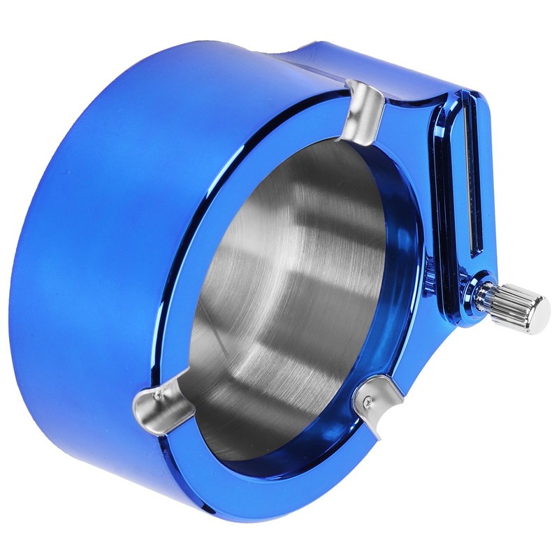 Stainless Steel Ashtray with Matches Lighter Function for Home Office