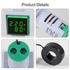 2PCS AC Voltage Current Meters, Dual LED Display Digital Voltmeter
