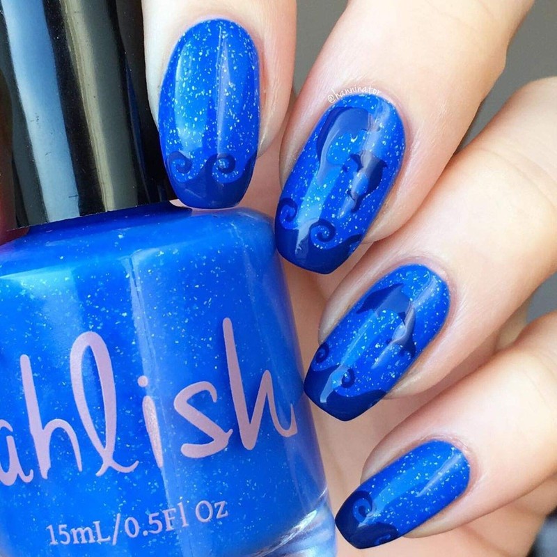 Whats Up Nails - Dolphins Vinyl Stencils for Nail Art