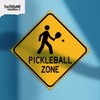 Pickleball Zone 12" x 12" Tin Road Sign