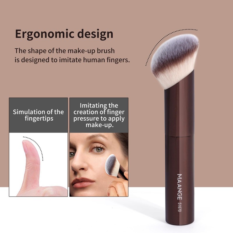 MAANGE 20 Pcs Makeup Brushes with Gift Box, Double-End Multi-functional