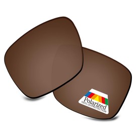 Bwake Replacement Lenses for Oakley Latch SQ Sunglasses OO9353 - Cinnamon Brown POLARIZED