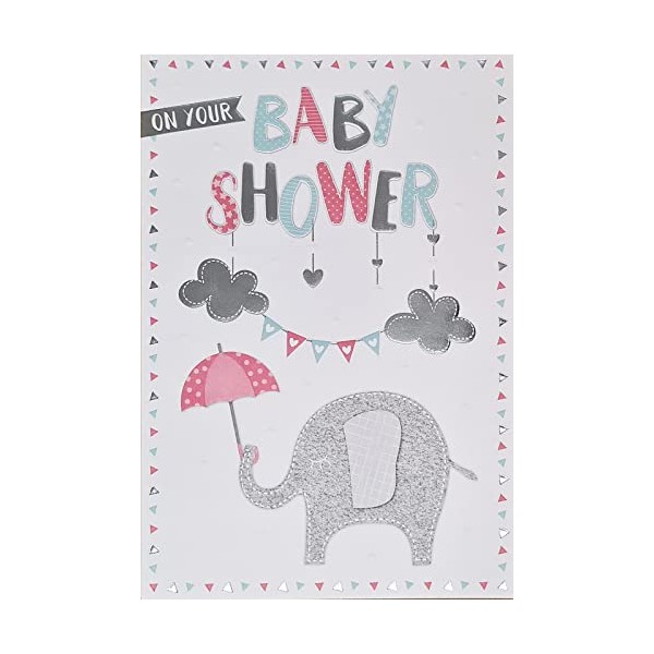 Greeting Card - Baby Shower - Cute Elephant