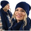 Alur EKO Women's Beanie Winter Hat Knitted Hat Warm Elastic