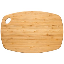 Totally Bamboo GreenLite Dishwasher Safe Cutting Board, 13.5" x 9" Reversible Bamboo Chopping Board | Lightweight Kitchen Prep Board for Vegetables, Meats, Cheese and More