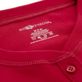 Fruit of the Loom Girls' Premium Union Suit, Red, Medium