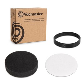 Vacmaster 520969 Pre-Filters and Replacement Belt for Bagless Upright Vacuum Cleaner UC0501
