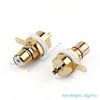 HiFi 8Pcs(4 Pairs) Gold Plated RCA Jack Socket HiFi Terminals